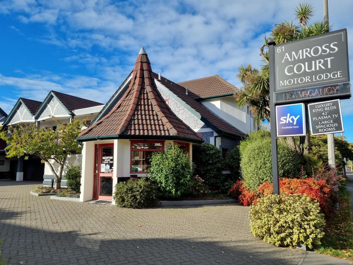 Motel Amross Court Christchurch Zewnętrze zdjęcie