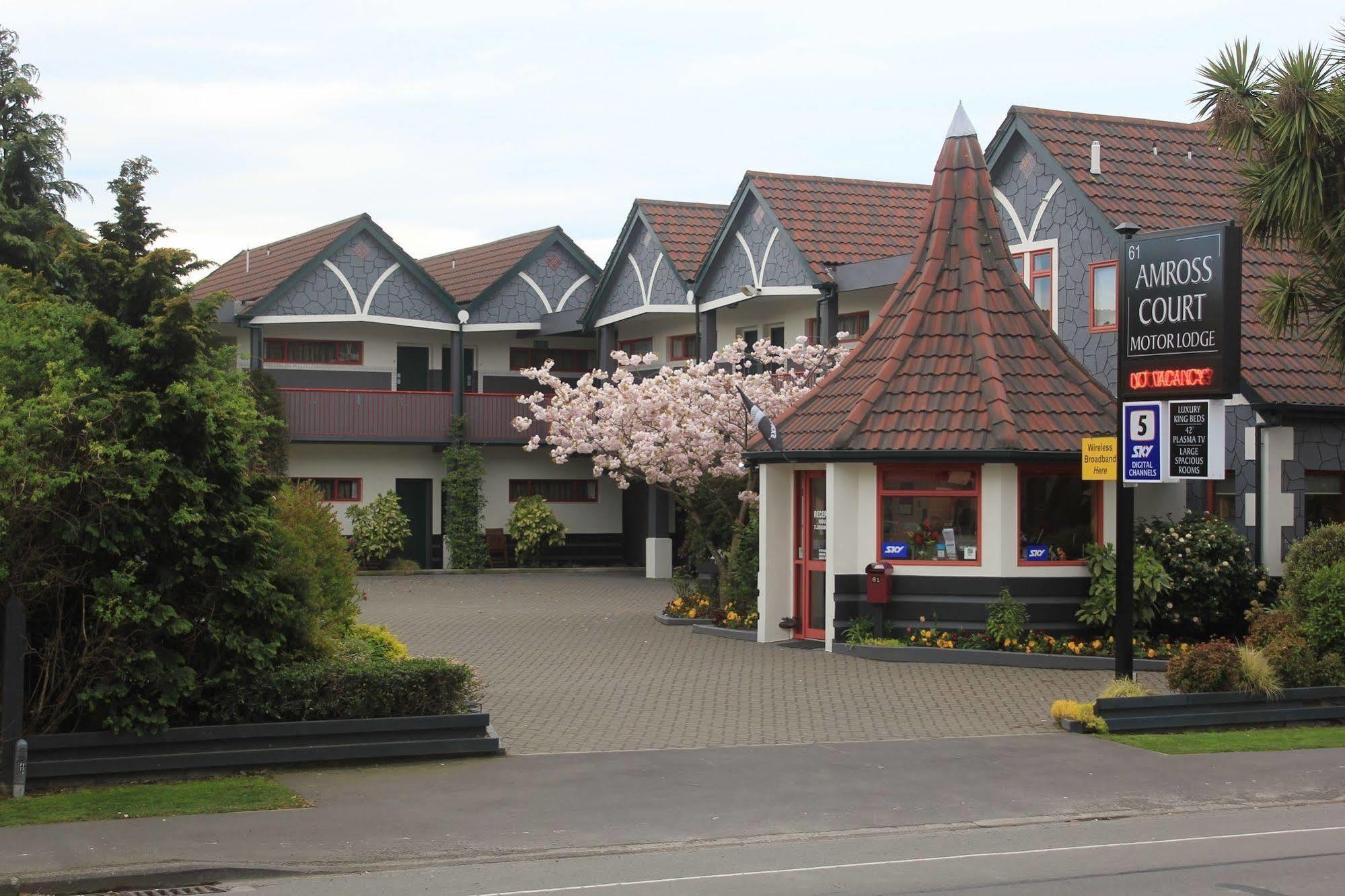 Motel Amross Court Christchurch Zewnętrze zdjęcie