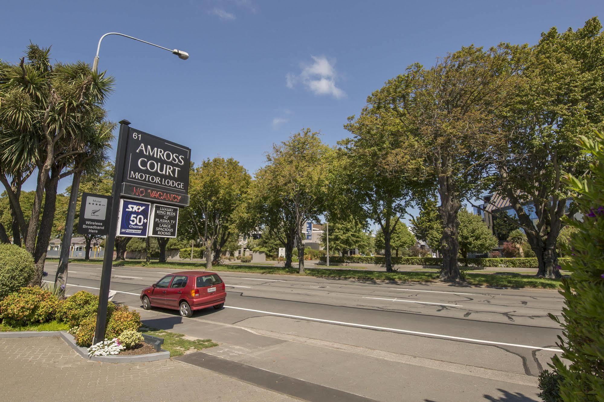 Motel Amross Court Christchurch Zewnętrze zdjęcie